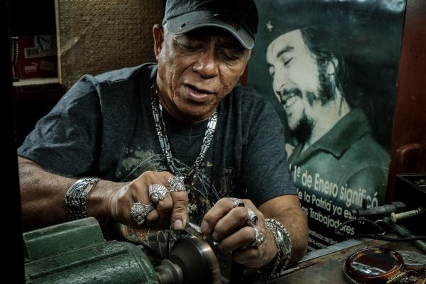 Cuba Kuba Havana Hawana Ernesto Che Gevara grinder szlifierz ring pierścionek